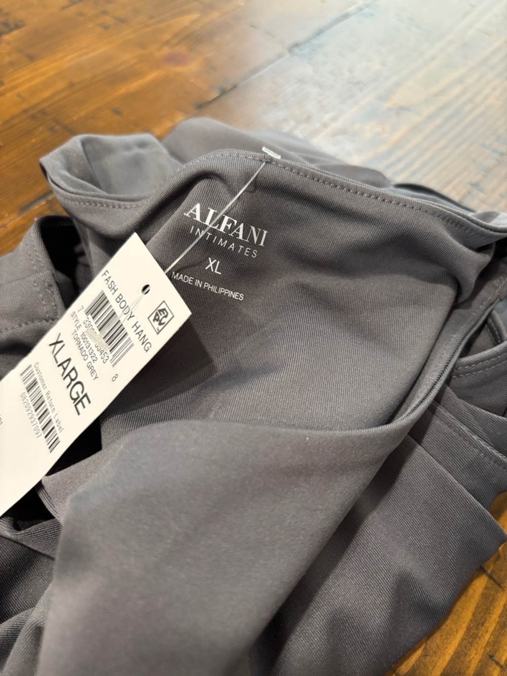 SIZE XL Alfani High Neck Thong Bodysuit - Picture 4 of 4